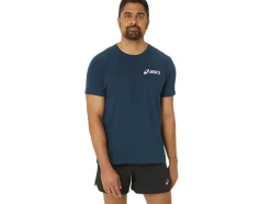 CHEST LOGO SS TEE>ASICS New