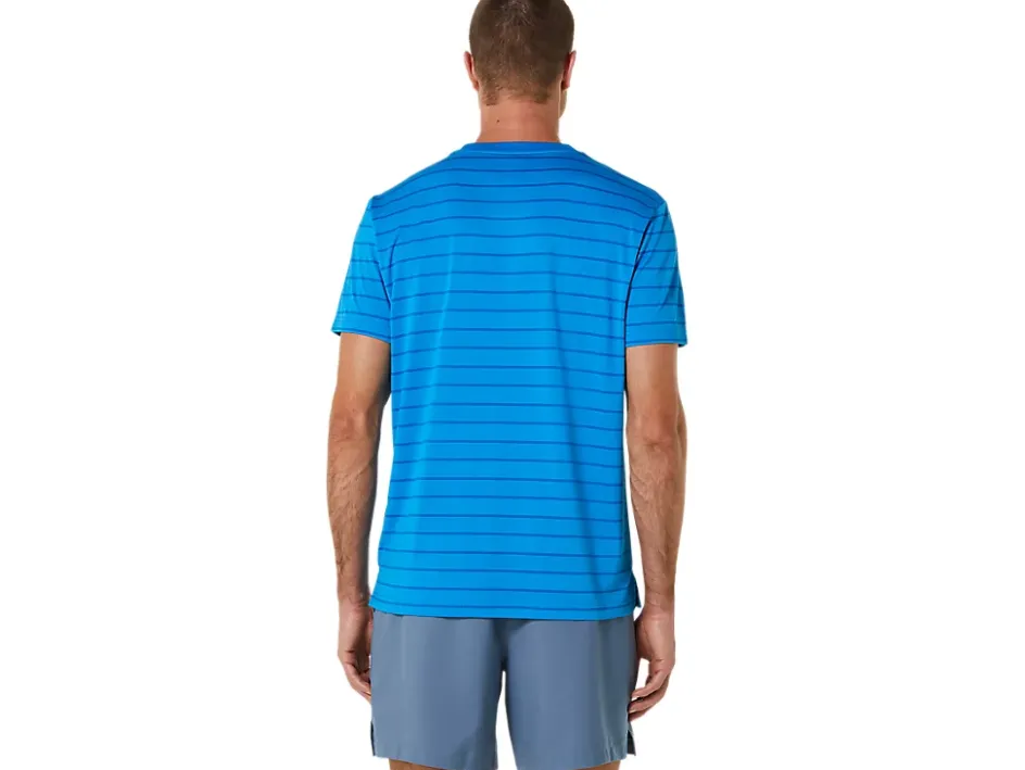 COURT STRIPE SS TOP>ASICS