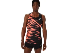 MEN LIGHT GRAPHIC SINGLET>ASICS Clearance