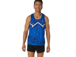 NATIONS RUN SINGLET>ASICS Discount